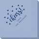Confetti Hearts Cheers Napkins Image 1 of 6